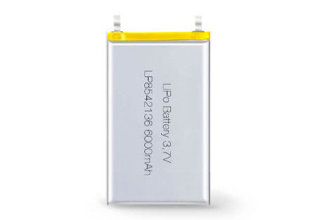 LP8542136 3.7V 6000MAH Lithium Polymer Rechargeable Battery for Portable Medical Devices in -20 To 60 Degrees Celsius
