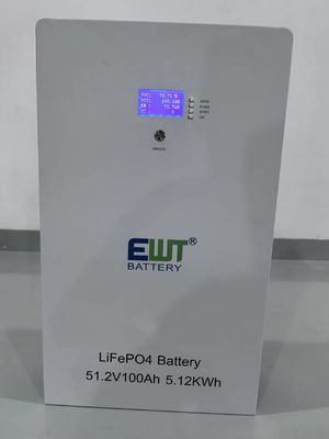 Premium EWT LiFePO4 51.2V 100Ah 5.12kWh Battery for Reliable Solar & RV Power