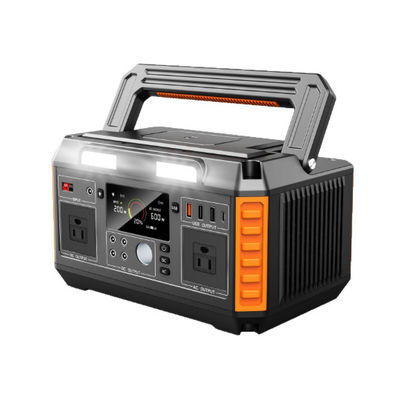Portable Solar Energy Storage Power Station with Maintenance-Free Li-Ion Battery and Light Design
