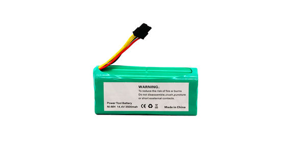14.4V 3500mAh NiMH Battery Long-Lasting Cyle Life of 1 Year and Wide Temperature Range