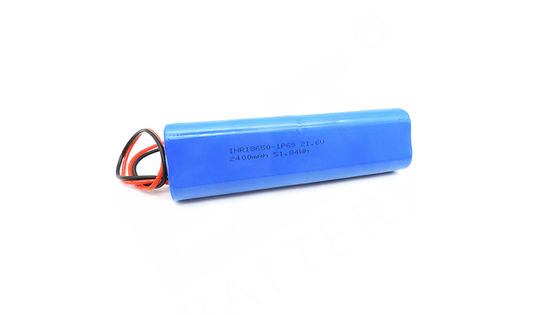 Customizable Wire Connector Lithium Ion Battery Pack with ABS Case and Cylindrical Cells