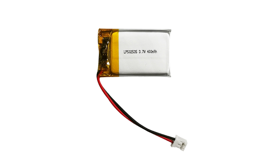 LP502535 3.7V 400MAH 100% A Lithium Polymer Battery Discharge Current Within 1C Rate Storage Type Yes