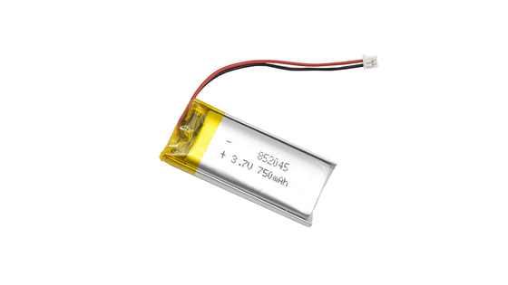 852045 3.7V 750mAh LiPo Battery Pack -20°C to 60°C