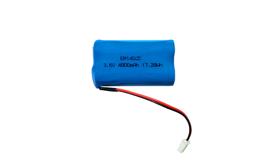 ER14505 3.6V 4800mAh Lithium Thionyl Chloride Battery