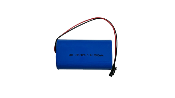 ICR18650 3.7V 6000mAh Lithium Ion Battery Pack with Safety Protection