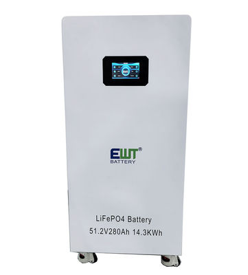 Max Load Quantity cells 16 Wall-mounted 5KWh 51.2V 100Ah Lifepo4 Battery for Energy System Sales Smart BMS 6000 Cycles